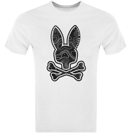 Product Image for Psycho Bunny Abbott Logo T Shirt White