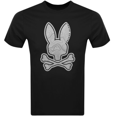 Product Image for Psycho Bunny Abbott Logo T Shirt Black