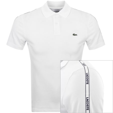 Product Image for Lacoste Short Sleeved Polo T Shirt White