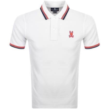 Product Image for Psycho Bunny Wallis Polo T Shirt In White