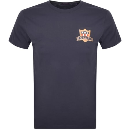Product Image for Gant Banner Shield T Shirt Navy