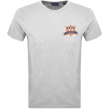 Product Image for Gant Banner Shield T Shirt Grey