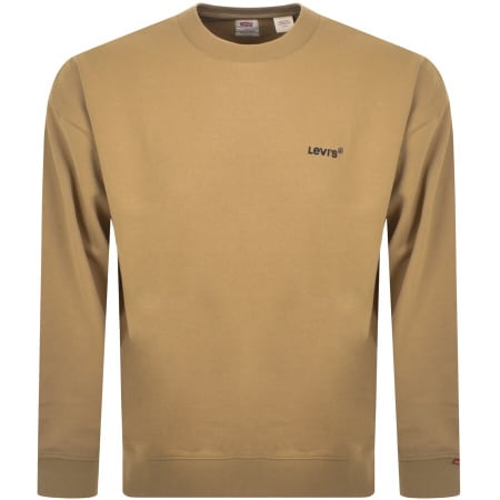 Product Image for Levis Crew Neck Sweatshirt Brown