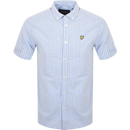 Product Image for Lyle And Scott Short Sleeved Gingham Shirt Blue