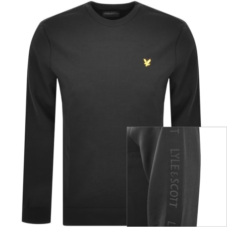 Product Image for Lyle And Scott Crew Neck Sweatshirt Black