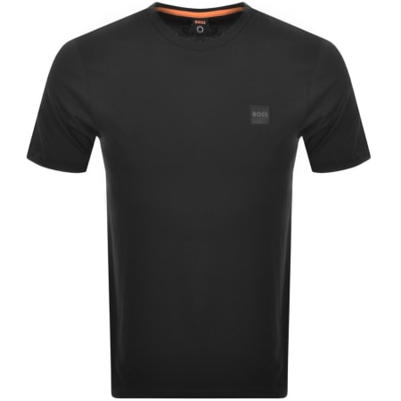 Product Image for BOSS Tales Logo T Shirt Black