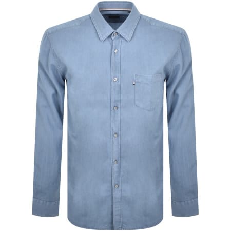Product Image for BOSS Ronni Long Sleeve Shirt Blue