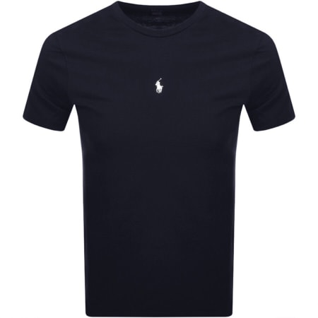 Product Image for Ralph Lauren Crew Neck Logo T Shirt Navy