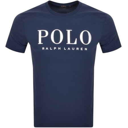 Product Image for Ralph Lauren Logo Crew Neck T Shirt Navy