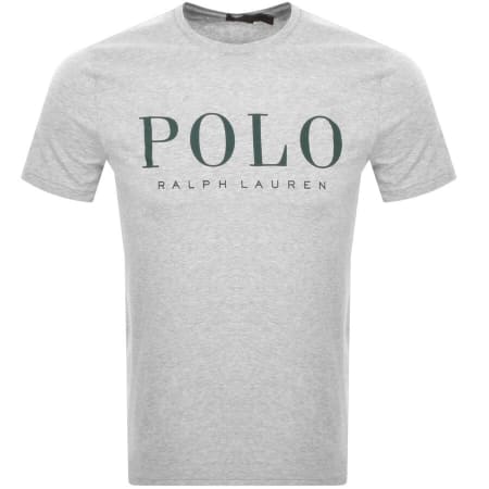 Product Image for Ralph Lauren Logo Crew Neck T Shirt Grey