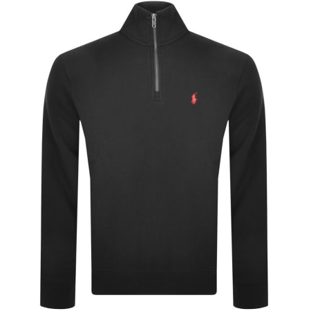 Product Image for Ralph Lauren Half Zip Sweatshirt Black
