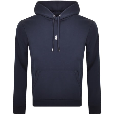 Product Image for Ralph Lauren Logo Hoodie Navy