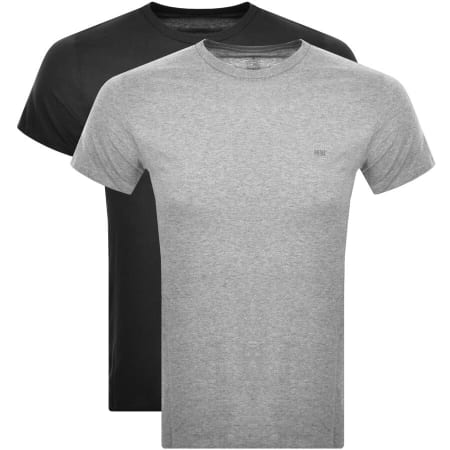 Product Image for Diesel UMTEE Randal Double Pack T Shirts Black