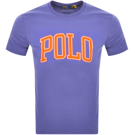 Product Image for Ralph Lauren Logo Crew Neck T Shirt Blue