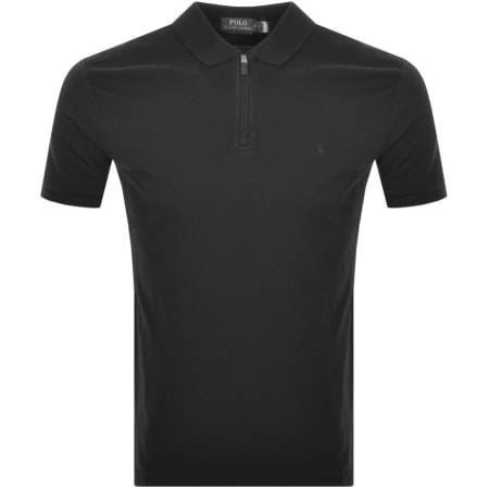 Product Image for Ralph Lauren Slim Fit Polo T Shirt Black