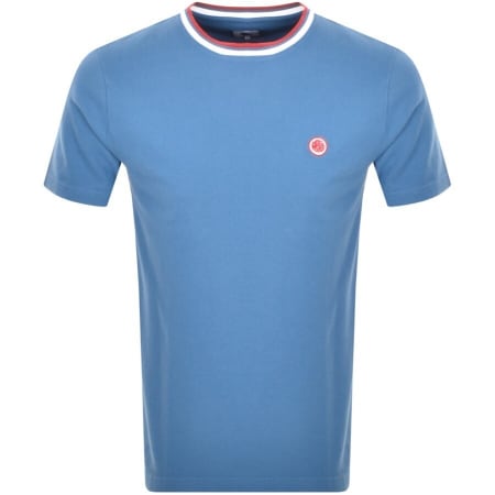 Product Image for Pretty Green Tilby Crew Neck T Shirt Blue