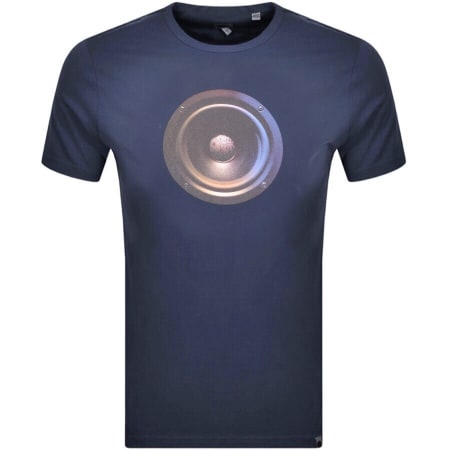 Product Image for Pretty Green Woofer Logo T Shirt Navy