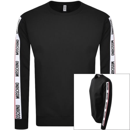Product Image for Moschino Tape Logo Sweatshirt Black
