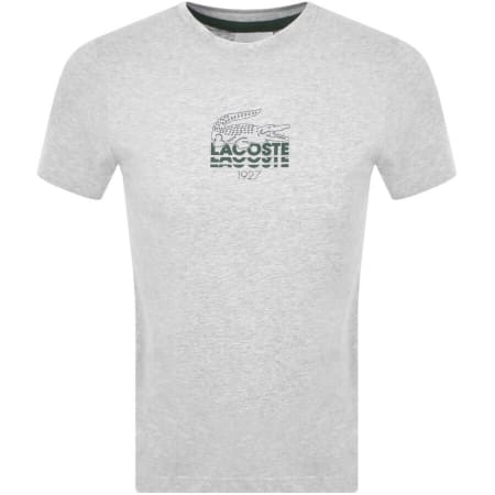 Product Image for Lacoste Crew Neck Logo T Shirt Grey