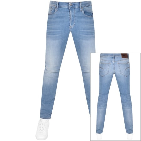 Product Image for G Star Raw 3301 Slim Fit Jeans Blue