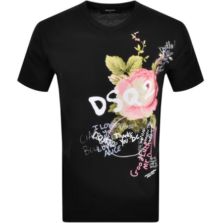 Product Image for DSQUARED2 Logo T Shirt Black