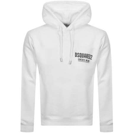 Product Image for DSQUARED2 Ceresio 9 Pullover Hoodie White