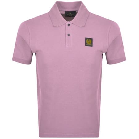 Product Image for Belstaff Logo Polo T Shirt Lilac