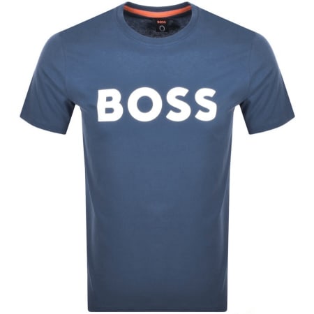 Product Image for BOSS Thinking 1 Logo T Shirt Blue