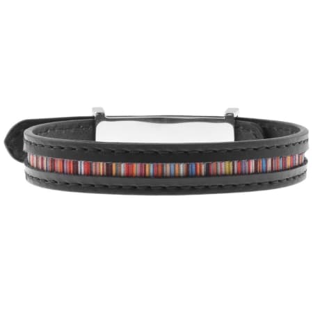Product Image for PS By Paul Smith Leather Bracelet Black