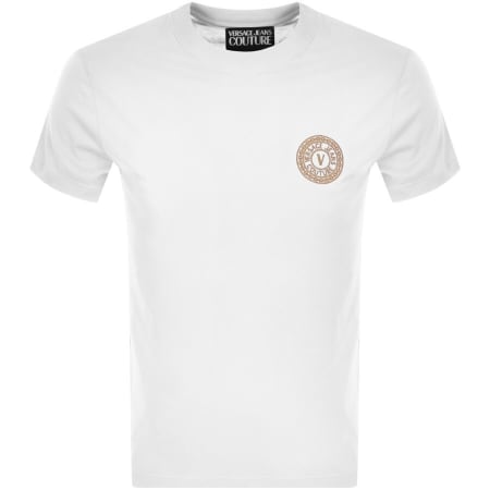 Product Image for Versace Jeans Couture Logo T Shirt White