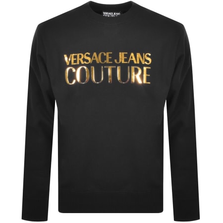 Product Image for Versace Jeans Couture Logo Sweatshirt Black