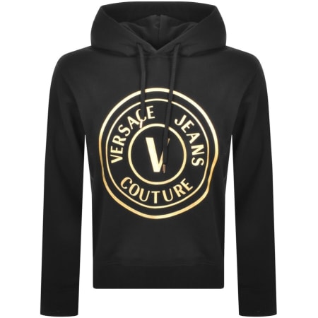 Product Image for Versace Jeans Couture Logo Hoodie Black