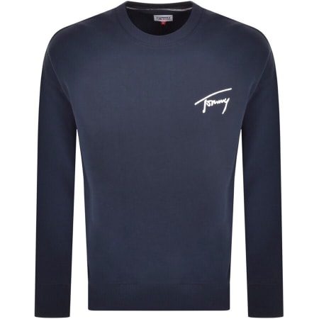 Product Image for Tommy Jeans Logo Sweatshirt Navy