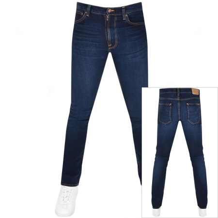 Product Image for Nudie Jeans Lean Dean Mid Wash Jeans Navy