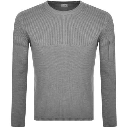 Product Image for CP Company Knit Crew Neck Jumper Grey