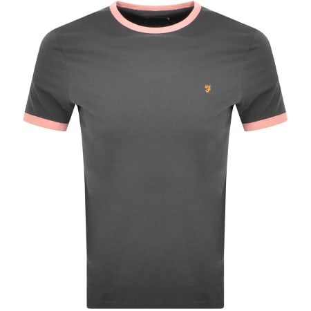 Product Image for Farah Vintage Groves Ringer T Shirt Grey