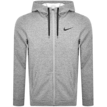Product Image for Nike Training Full Zip Logo Hoodie Grey