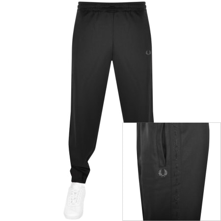 Product Image for Fred Perry Tape Jogging Bottoms In Black