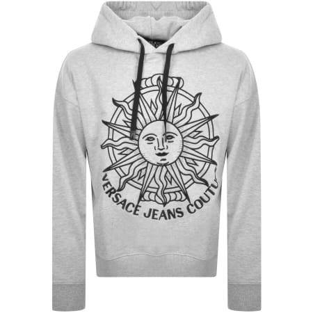 Product Image for Versace Jeans Couture Sun Logo Hoodie Grey