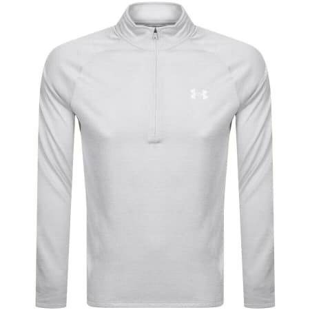 Product Image for Under Armour Half Zip Tech Sweatshirt Grey