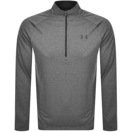 Product Image for Under Armour Half Zip Tech Sweatshirt Grey