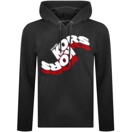 Product Image for Michael Kors Wave Logo Hoodie Black