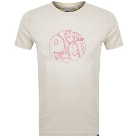 Product Image for Pretty Green Sinac Logo T Shirt Cream