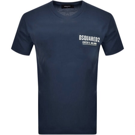 Product Image for DSQUARED2 Short Sleeved T Shirt Navy