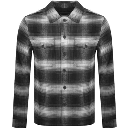 Product Image for Calvin Klein Knitted Long Sleeve Check Overshirt G