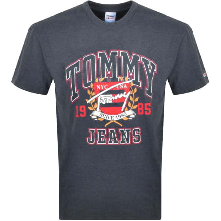 Product Image for Tommy Jeans Vintage College T Shirt Navy