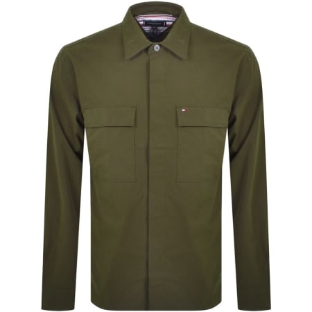 Product Image for Tommy Hilfiger Utility Overshirt Green