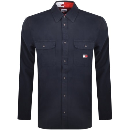 Product Image for Tommy Jeans Twill Brushed Overshirt Navy