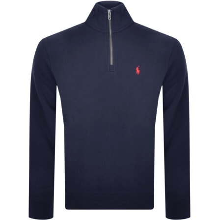 Product Image for Ralph Lauren Half Zip Sweatshirt Navy