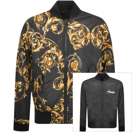 Product Image for Versace Jeans Couture Reversible Bomber Jacket Bla